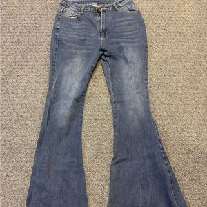 Classic Blue Flared Women's Jeans